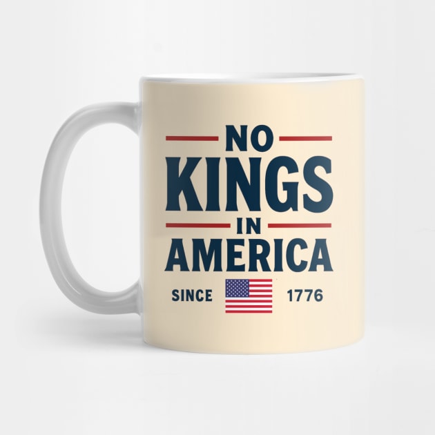 No-Kings-In-America by Creatifly Graphic Tees
